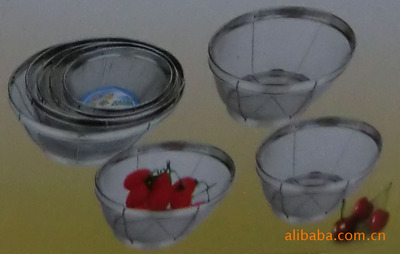 【供應(yīng)高邊粗網(wǎng)籃(圖)】?jī)r(jià)格,廠家,圖片,收納籃、置物籃,沈陽東北日用雜品市場(chǎng)盧惠娟日雜批發(fā)部-